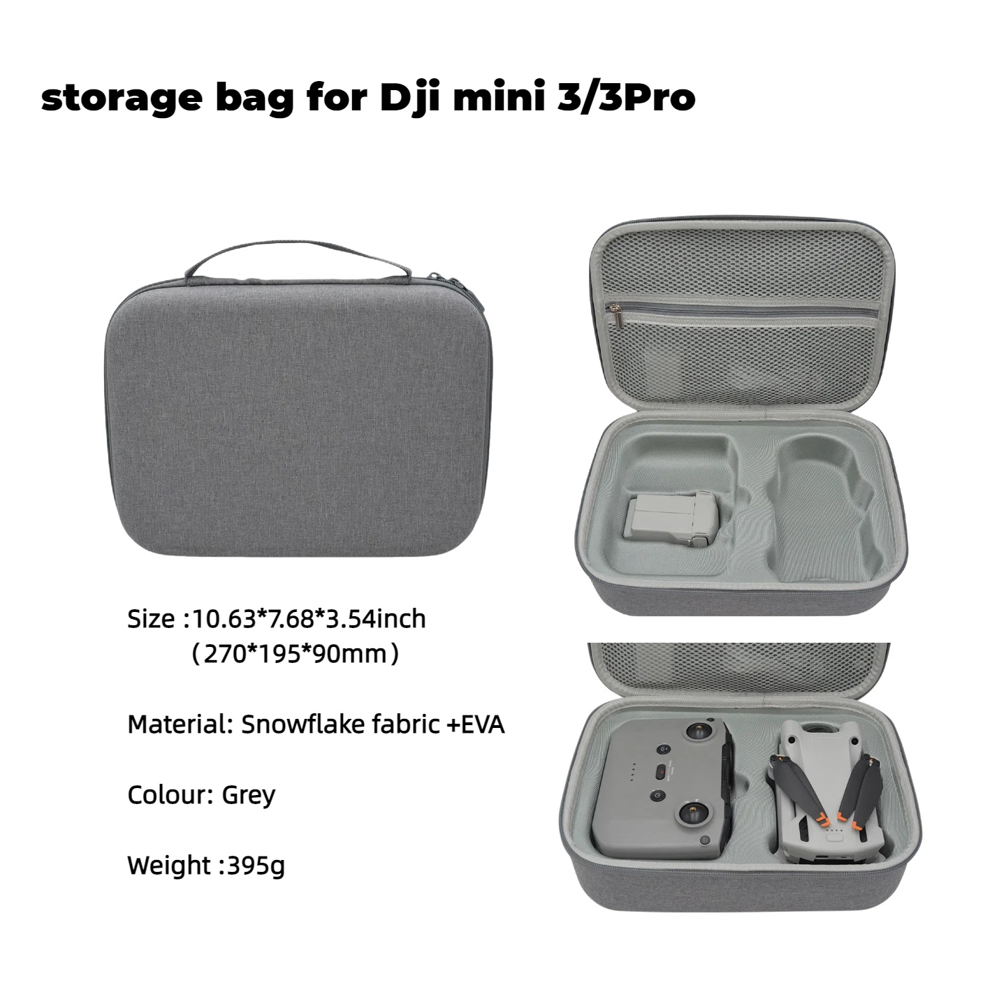 Dji Drone Mini 3 - Hard EVA Drone Bag For DJI
